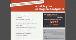Desktop Screenshot of ecologicalfootprint.com
